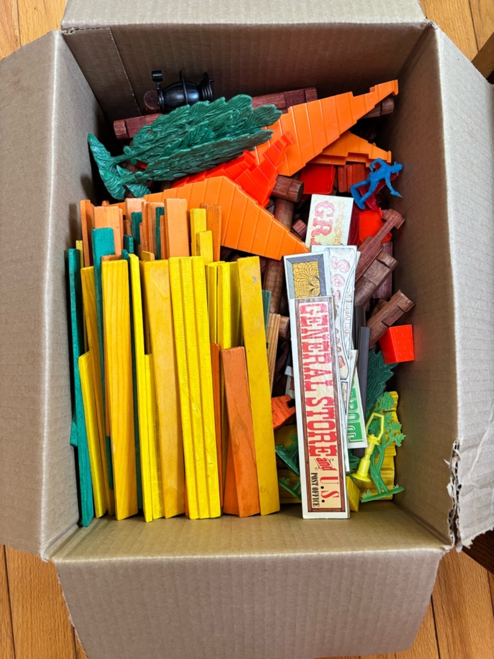 Vintage 1987 Toys n Things Frontier Building set x 2